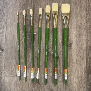 Set of 7 Artist's Loft Firenze Set of Paint Brushes, Level 3, Acrylic, Oil NEW
